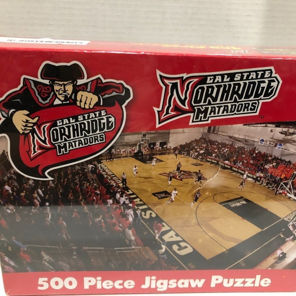 New Cal State Northridge Matadors Basketball 500 Piece Puzzle Factory Sealed